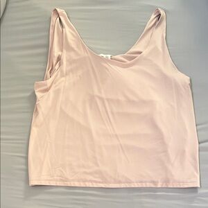 H&M Light Pink Tank Crop Top